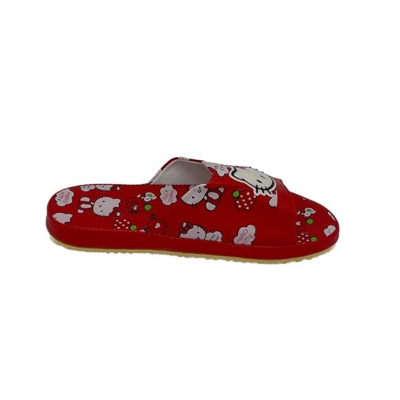 Hello Kitty Kids Slides in Red/Multi Size 3/34 - Picture 3 of 6